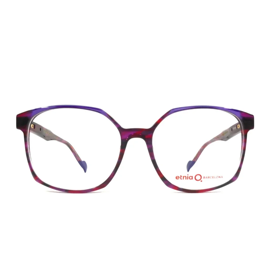 Etnia Barcelona Eyeglasses Frames VREELAND FUBL Fuchsia Blue Square 53-16-138